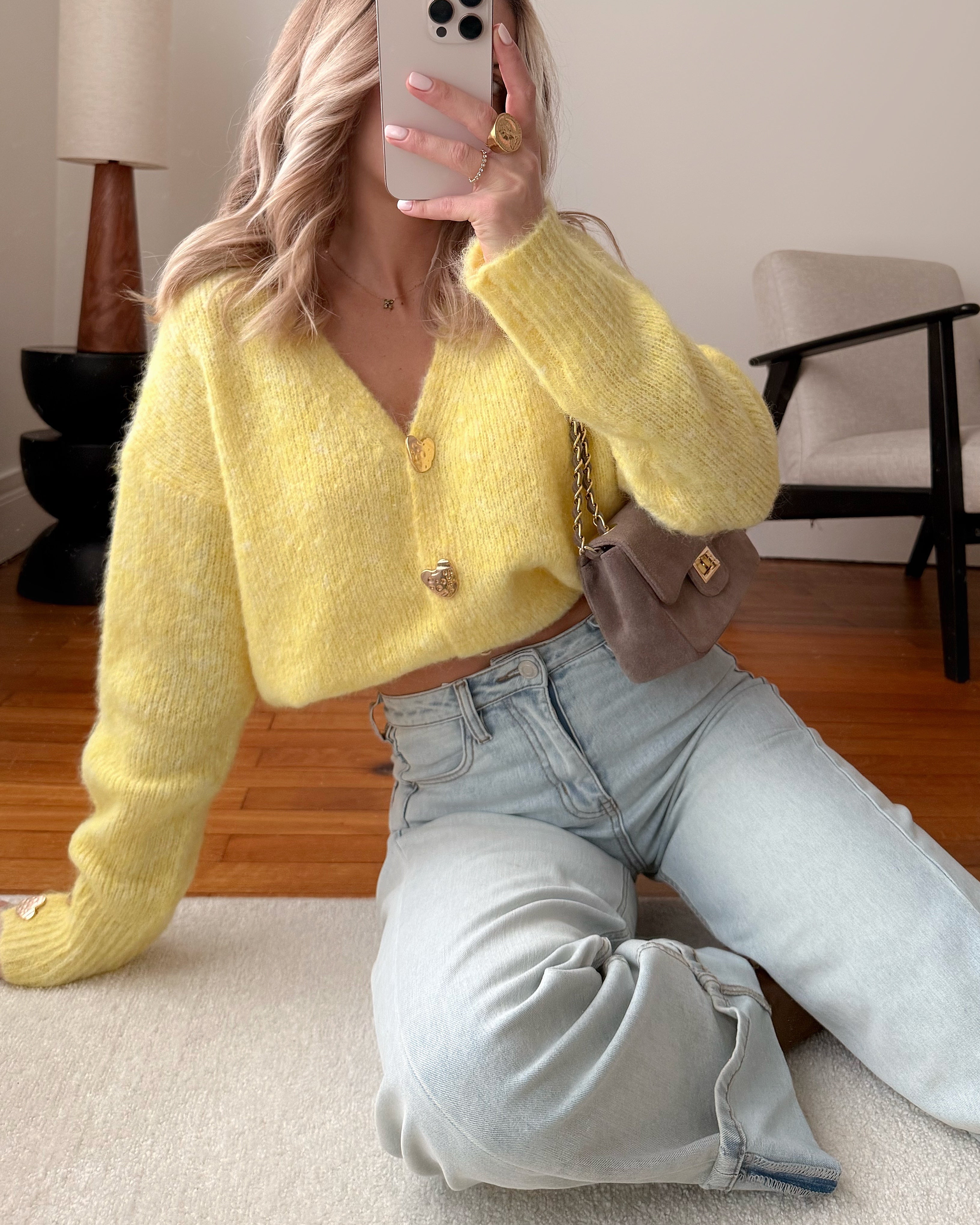 Cardigan à boutons dorés CHRISTOPHER