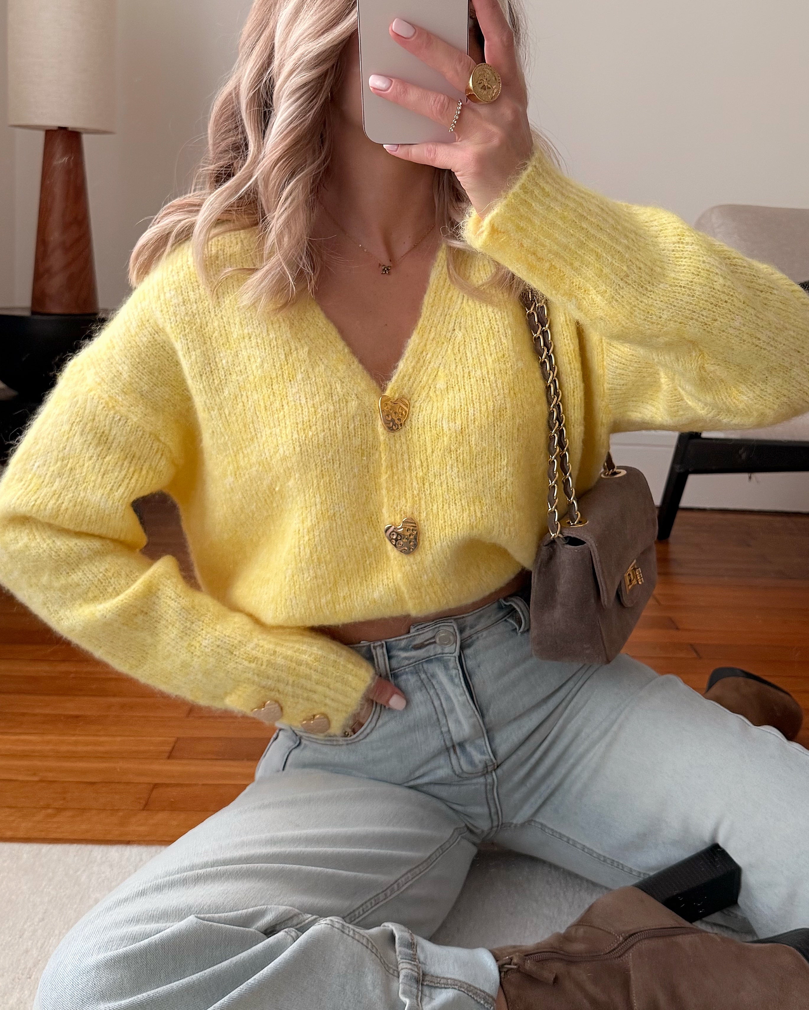 Cardigan à boutons dorés CHRISTOPHER