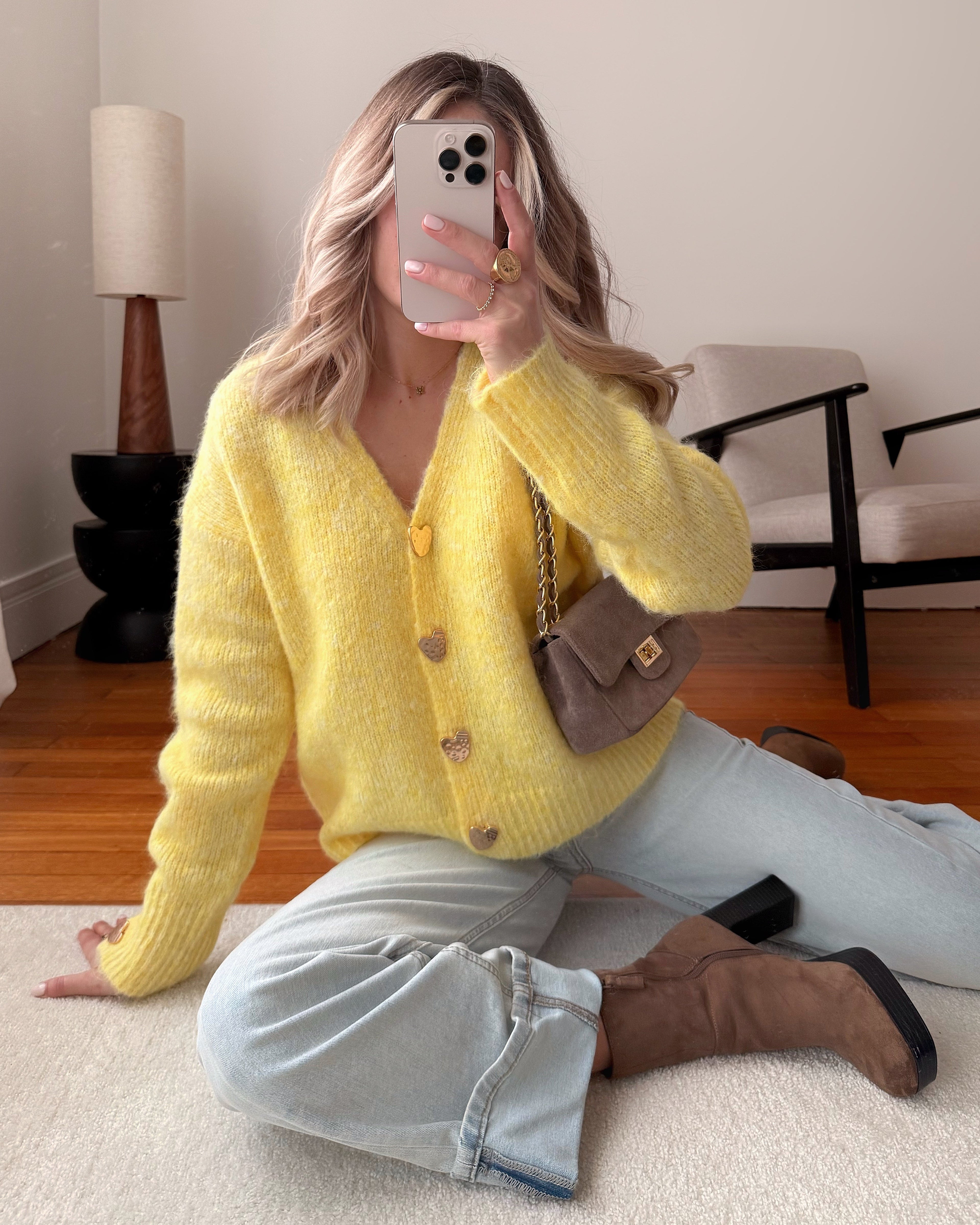 Cardigan à boutons dorés CHRISTOPHER